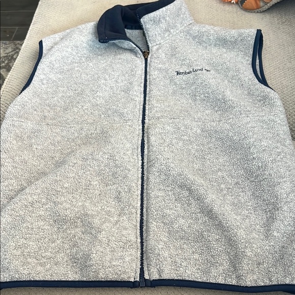 Timberland Gray and Navy Vest - Picture 1 of 5